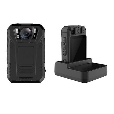 Telecamera da corpo Android 4K HD per guardie di sicurezza, batteria da 2500 mAh, 4 LED bianchi