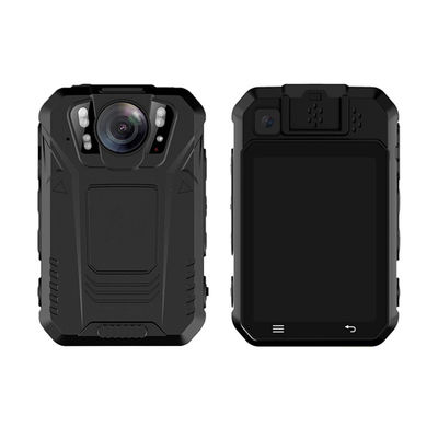 Telecamera da corpo Android 4K HD per guardie di sicurezza, batteria da 2500 mAh, 4 LED bianchi