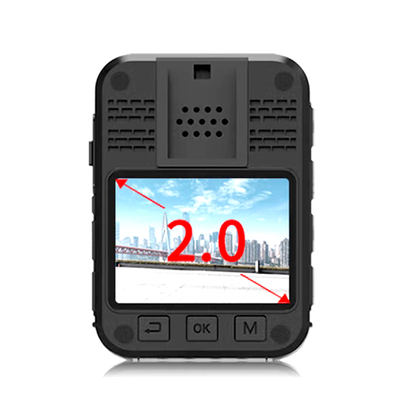 Mini telecamera personale GPS da 2 pollici con doppia lente per la registrazione