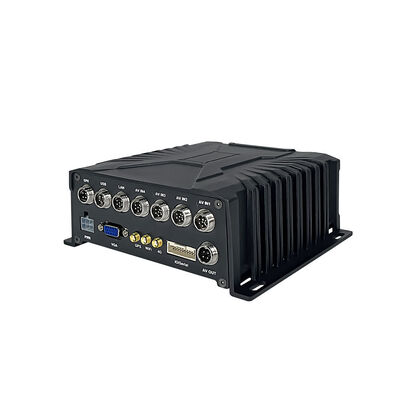 DVR mobile 4G con progettazione industriale stabile con spina a prova di vandale e circuiti di protezione multipli per il veicolo