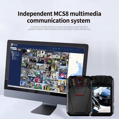 4G Wifi Bodycam Sistema Android 2.4 pollici touch screen ONVIF RSTP