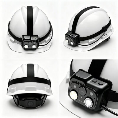 Telecamera per casco industriale 4G con monitoraggio del flusso live WiFi RTSP Onvif