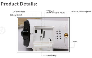 Visione notturna a pile di sostegno di risoluzione della videocamera di sicurezza senza fili HD 960P di Wifi