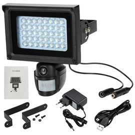Videocamera di sicurezza astuta del sensore di moto dell'allarme, sistemi di sorveglianza del video domestico solari
