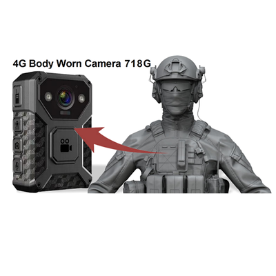 4G Wifi Guardia di sicurezza Camera indossata dal corpo Rtsp Rtpm Onvif