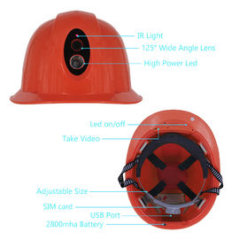 macchina fotografica del casco di sicurezza di 1080P HD 140 gradi di macchina fotografica nascosta grandangolare con WIFI GPS