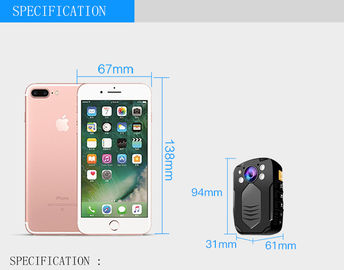 Macchina fotografica consumata del corpo IP65 con video uscita HDMI ed avoirdupois Jack/macchina fotografica nascosta della polizia della luce bianca del LED