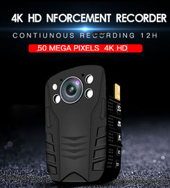 macchina fotografica del corpo di WIFI della polizia di 1290P HD, registratore della macchina fotografica di GPS di P2P con HDMI ed avoirdupois Jack