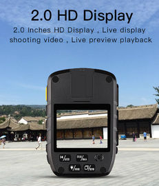 Macchina fotografica consumata del corpo di WIFI di 140 gradi/video macchina fotografica record 4K 2K 1080P del corpo della fotocamera della polizia della tasca di sicurezza