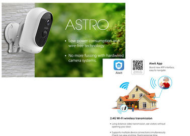 carta di deviazione standard di PIR Motion Detection di sorveglianza di sicurezza della macchina fotografica del IP di 1080P WiFi audio della macchina fotografica senza fili all'aperto della carica della batteria