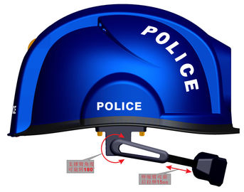Macchina fotografica termica del casco di sicurezza di immagini/casco di misurazione temperatura astuta