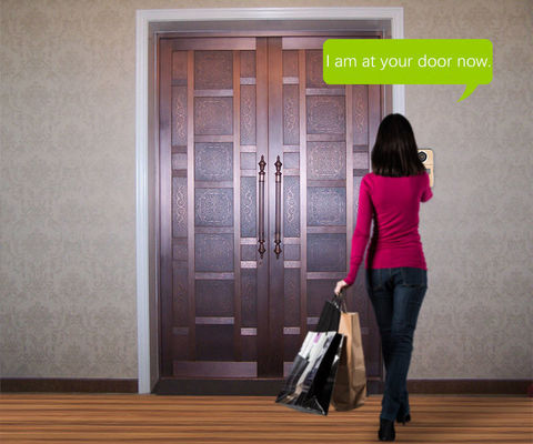 Macchina fotografica metallica di sicurezza 32G 1M Doorbell WiFi del citofono