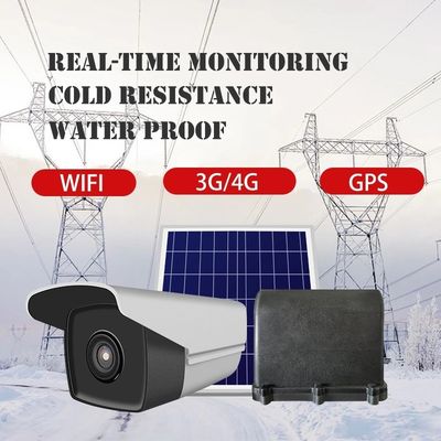 Sistema di controllo intelligente solare 4G LTE della macchina fotografica della torre di griglia funzionamento di lunga vita di 18000 mAH