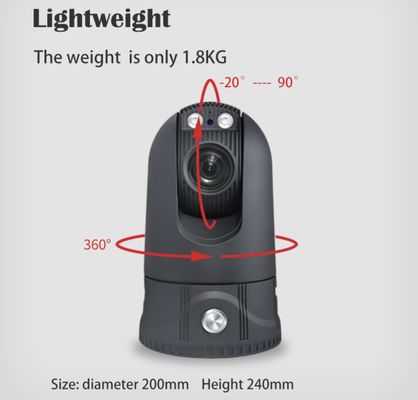 Stoccaggio ottico ad alta velocità dello zoom 36X grande 2T della macchina fotografica della cupola 4G di Horizonted 360