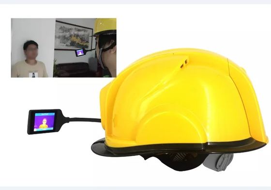 Della scuola supporto astuto 4G 3G WIFI della macchina fotografica del casco del dispositivo infrarosso di temperatura di tocco non
