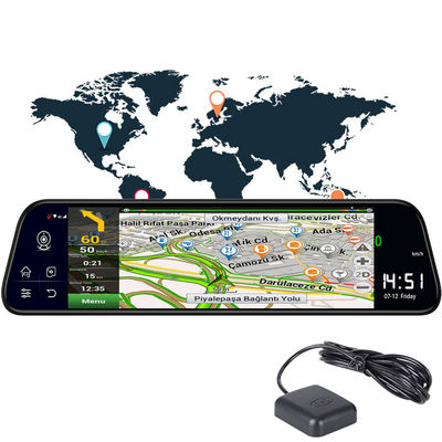 Android8.1 videocamera portatile 800mah di navigazione ADAS dell'automobile DVR 1080P GPS