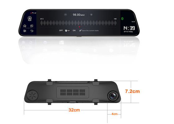 Un poco macchina fotografica touch screen di 4G ADAS doppio 12,0» con la macchina fotografica di parcheggio inversa dell'automobile di vista DVR