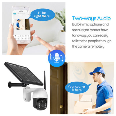 Macchina fotografica impermeabile IP66 della macchina fotografica all'aperto solare del sistema di sicurezza 4G per il cortile
