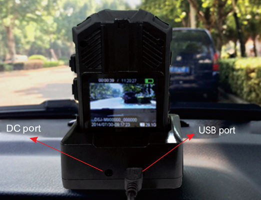 macchina fotografica del corpo della polizia di 1080P QHD costruita nella video audio immagine record 32GB