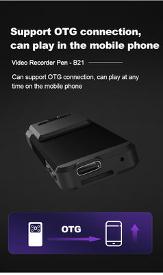 Visione notturna 1050 di MAh Police Body Camera IP67 di stoccaggio 256GB