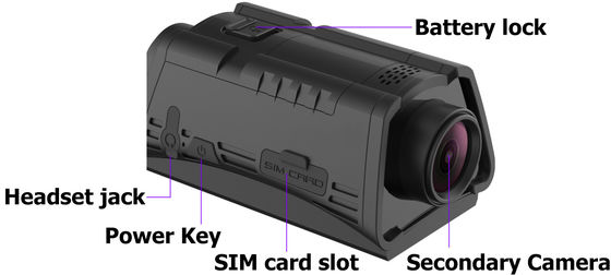 macchina fotografica MTK6739 Live Streaming Camera della registrazione doppia del JPEG di 3600mAh 4MP