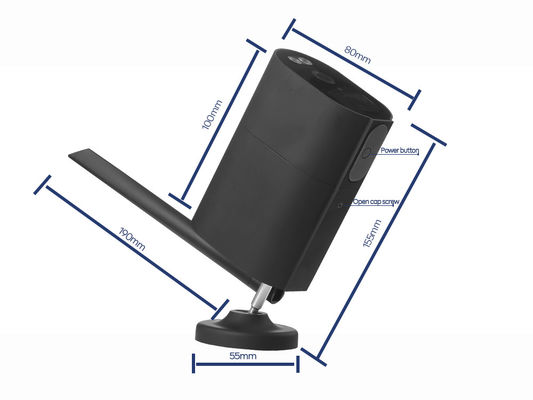 macchina fotografica di rete della videocamera di sicurezza PTZ POE di 1080P 20fps PIR 4G Wifi 4W con i pannelli solari
