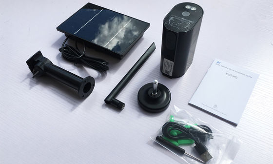 macchina fotografica di rete della videocamera di sicurezza PTZ POE di 1080P 20fps PIR 4G Wifi 4W con i pannelli solari