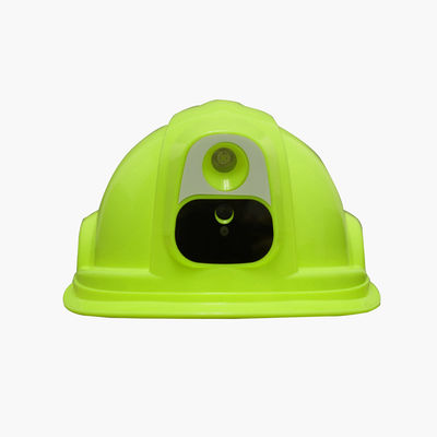 Gli ABS gialli della macchina fotografica del casco di sicurezza ampiamente utilizzano in motociclo che estrae il dente blu elettrico il SOS 3G 4G Wifi di industria dell'edilizia