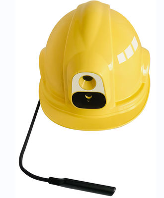 Gli ABS gialli della macchina fotografica del casco di sicurezza ampiamente utilizzano in motociclo che estrae il dente blu elettrico il SOS 3G 4G Wifi di industria dell'edilizia