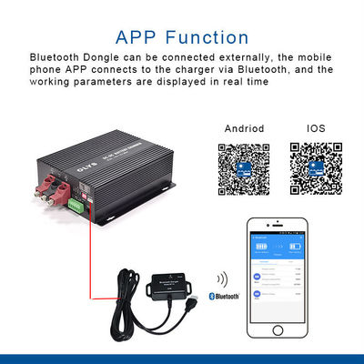 IOS di Bluetooth Android del regolatore del caricabatteria di CC-CC di 12V 60A per rv