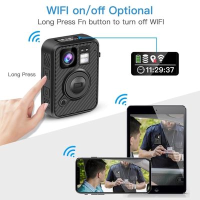 Le macchine fotografiche consumate della polizia di H.264 MP4 MPEG4 CMOS impermeabilizzano IP67 0,91" LCD