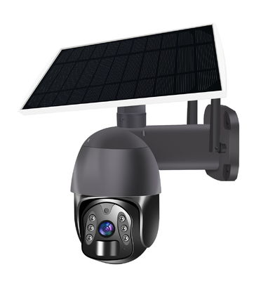 Videocamera di sicurezza all'aperto H265 Tuya HD di WIFI PIR Solar Panel Dome PTZ