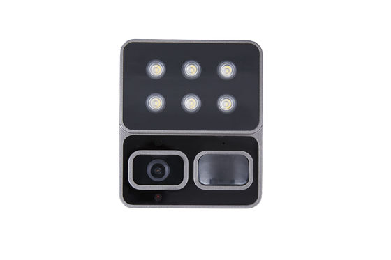 Visione notturna bidirezionale di voce di WIFI del proiettore della batteria solare del PIR-Moto-sensore della luce della batteria al litio incorporata all'aperto della macchina fotografica