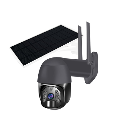 Infrarosso di visione notturna 2.0MP 200W 850nm della macchina fotografica della cupola 4G PTZ della batteria al litio di NTC