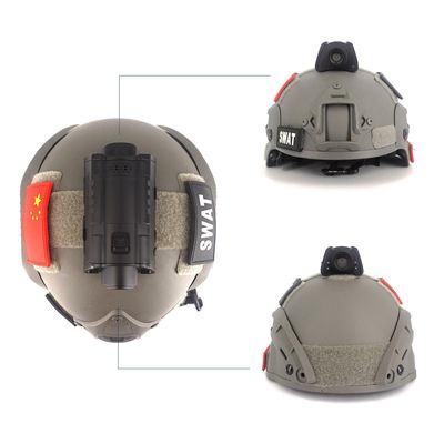 2.4GHz GPS Camera Casco Live Streaming 3600mAh Per le truppe