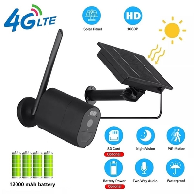 Videocamera di sicurezza della cupola della lente di PIR Alarm 3.6mm della videocamera di sicurezza di 12000MAH 4G Wifi