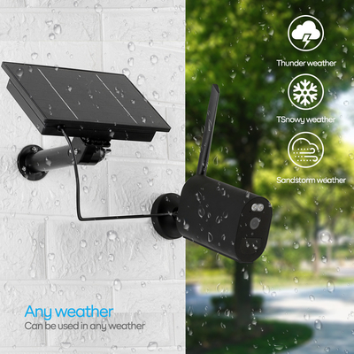 Videocamera di sicurezza della cupola della lente di PIR Alarm 3.6mm della videocamera di sicurezza di 12000MAH 4G Wifi