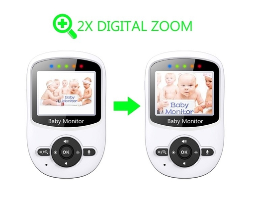 2,4 gigahertz dell'esposizione LCD del bambino di colore a 2,4 pollici senza fili del monitor con visione notturna