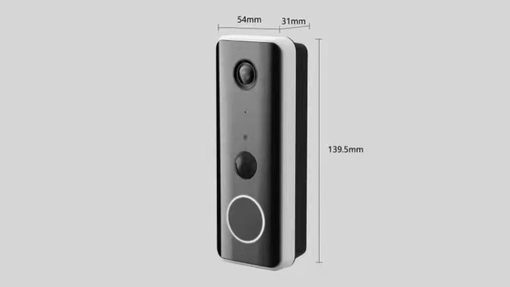 Campanello 5200 MAh Battery With Indoor Chime di WIFI di angolo di visione 160 video