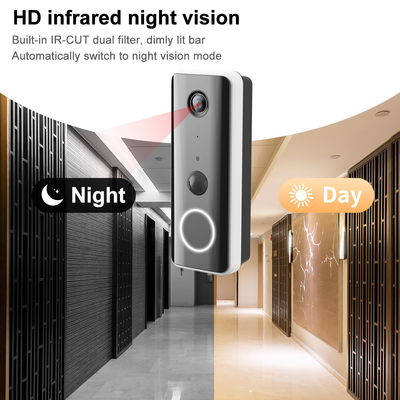 citofono della video macchina fotografica senza fili del campanello di 1080P WIFI video con il carillon