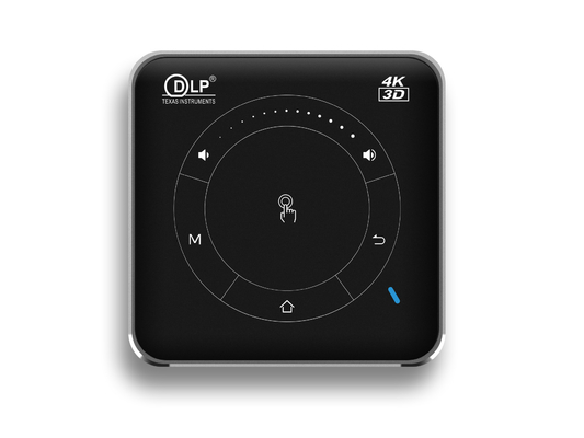 DLP 55 lumi di Mini Portable Projector 20000 ore di vita di fuoco manuale di tempo