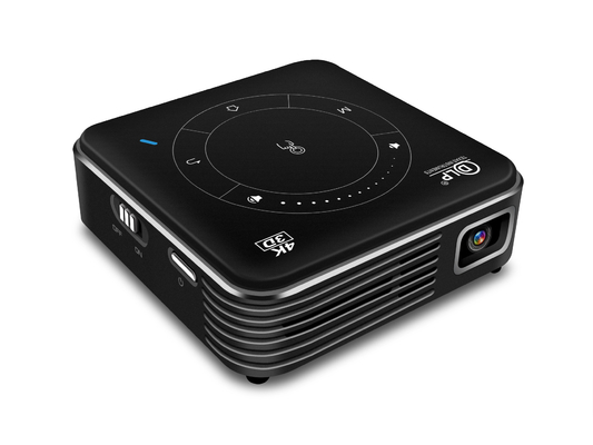 DLP 55 lumi di Mini Portable Projector 20000 ore di vita di fuoco manuale di tempo