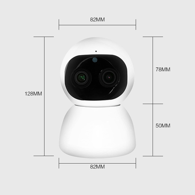 Macchina fotografica bidirezionale del IP del citofono 1080P PTZ WIFI di voce della videosorveglianza binoculare di PTZ