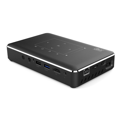 DLP 150 lumi di Mini Portable Projector Android 9,0 di OS di vita di fuoco manuale di tempo