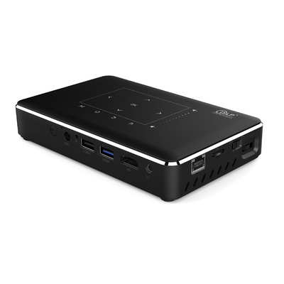 DLP 150 lumi di Mini Portable Projector Android 9,0 di OS di vita di fuoco manuale di tempo