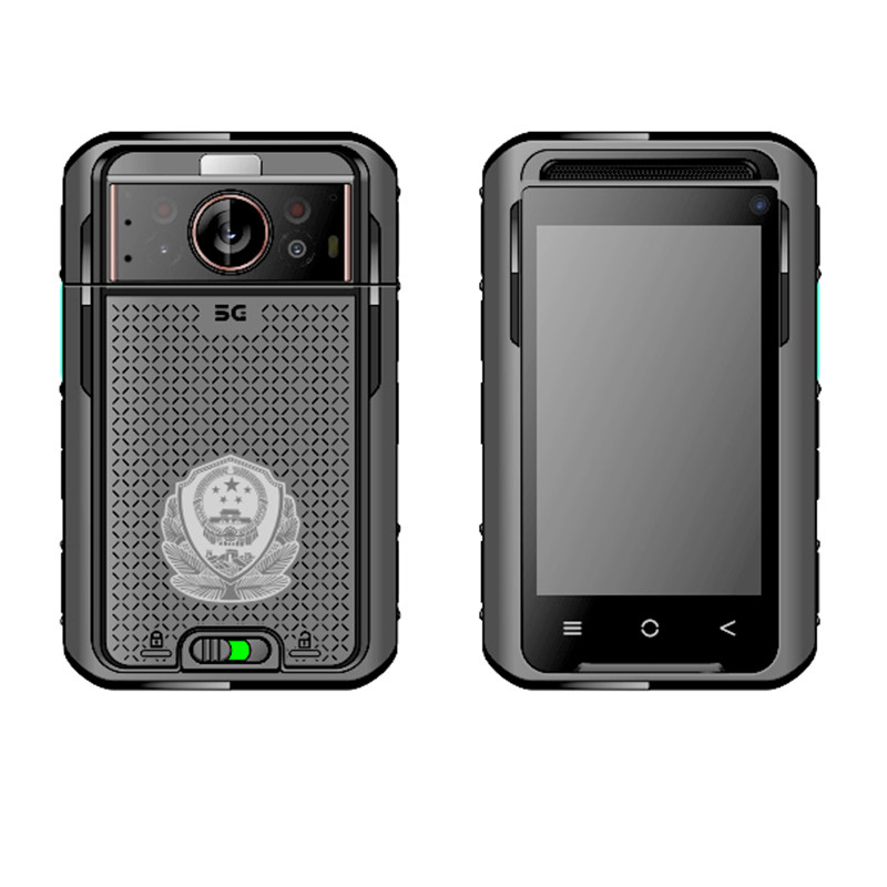 5G NR/SA Thermal Imaging Camera del corpo 4K HD 3500mah Doppia batteria EIS 4G 64GB 3,1 pollici LCD