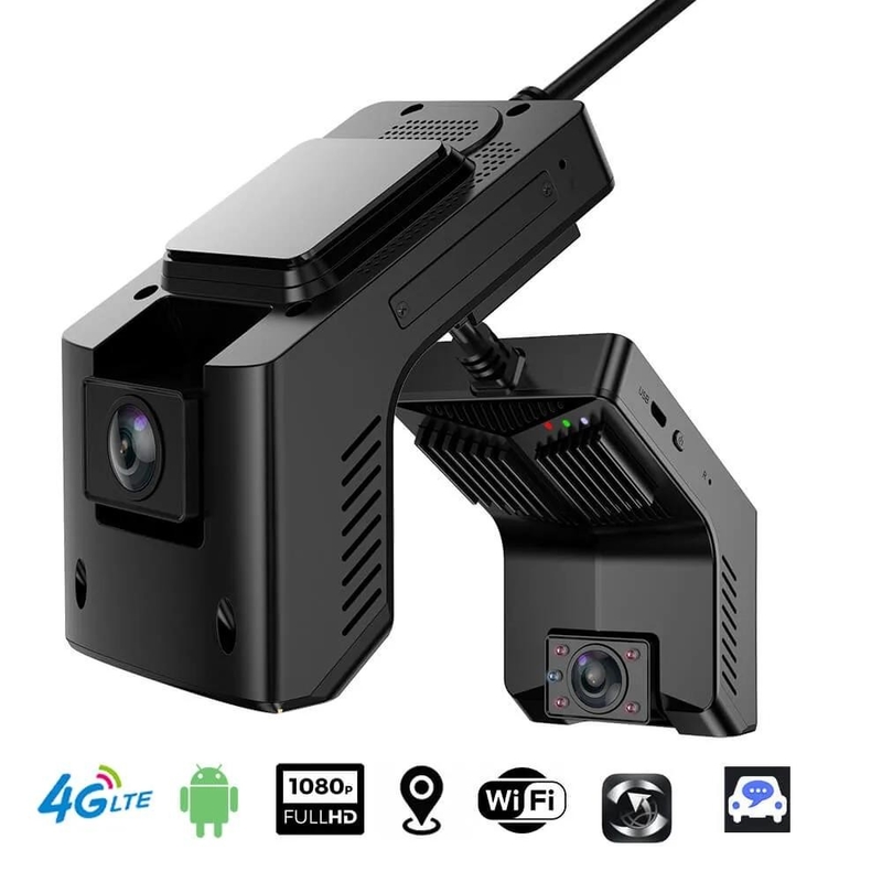 170° Wide View 4G Dash Camera con G Sensor Parking Monitor e tecnologia WiFi
