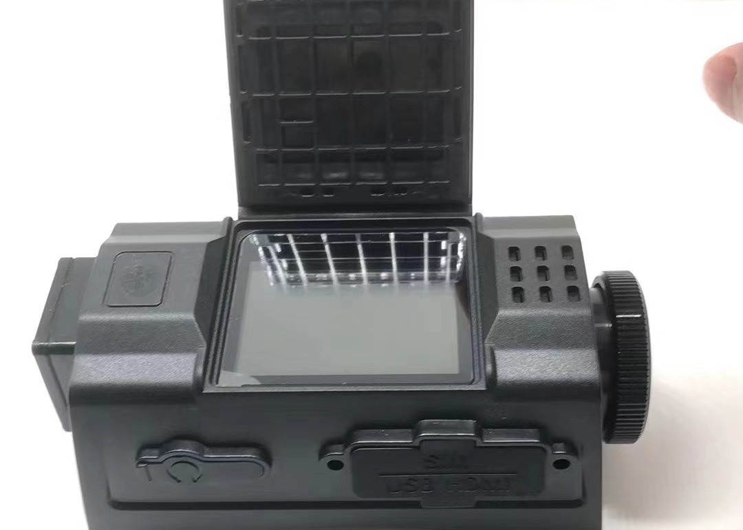 IP67 Casco di sicurezza impermeabile Fotocamera con doppia lente LCD MTK6762 Chipset 2G 16G RAM+ROM
