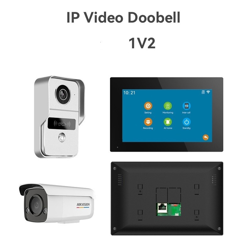 Campanello video WIFI tutto nero con 166° Wide Visual Angle SD Card Recording e Motion Detection