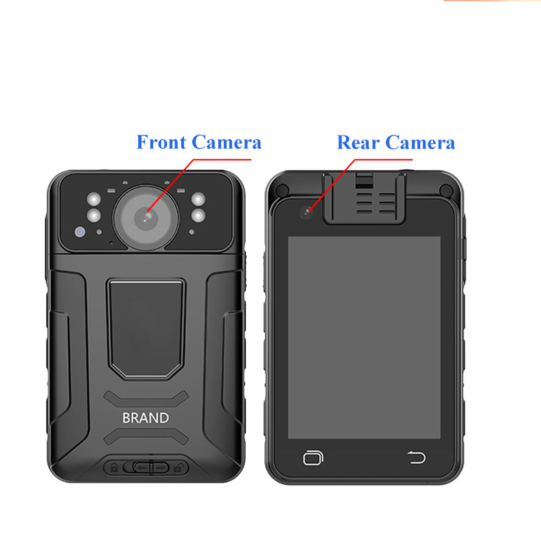 AI riconoscimento facciale targa Bodycam Guardie di sicurezza GPS Live Video Storage 32GB 128GB 256GB H.264/H.265